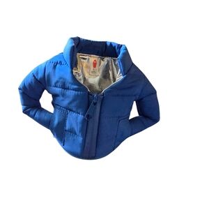 Puffin Drinkwear Puffy Jacket Koozie Varsity Blue